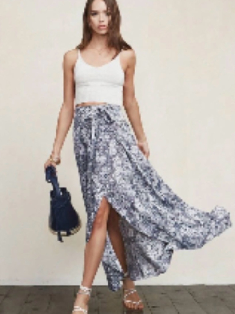 Reformation Nessy Maxi Skirt M